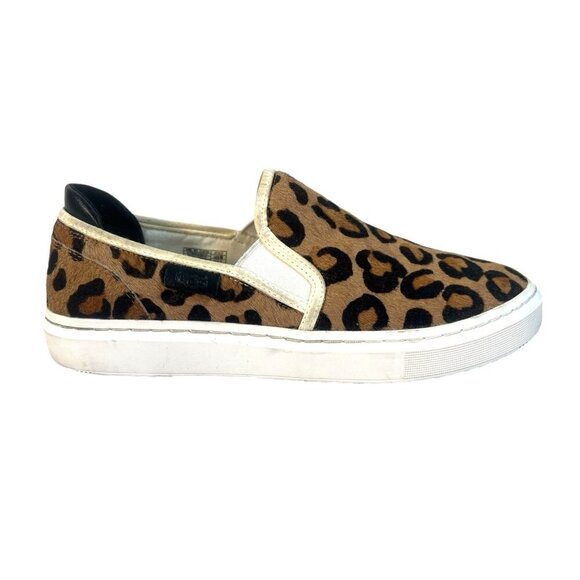 UGG Women’s Alameda Spotty Slip OnGenuine Calf Hair Sneakers Size 11 - Picture 1 of 10